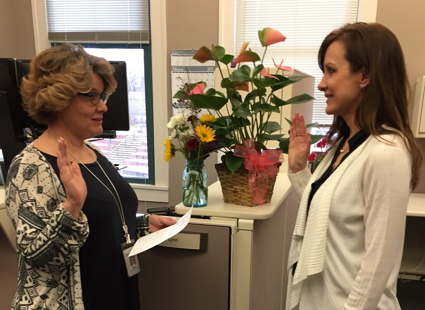 city clerk, sworn in