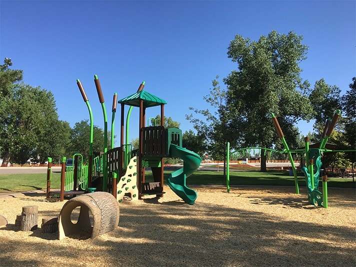 playground structure at Namaqua Park in Loveland