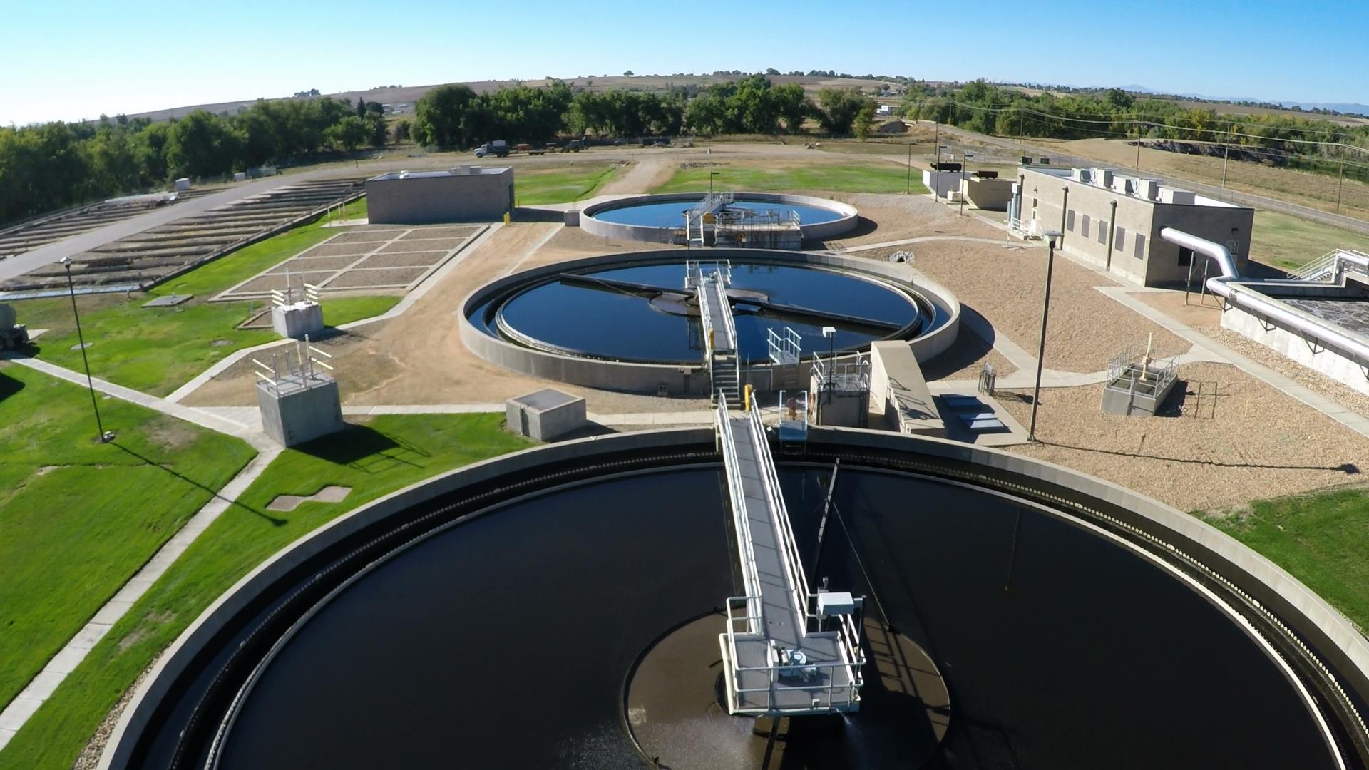 Drone of Wastewater Reclamation Facility