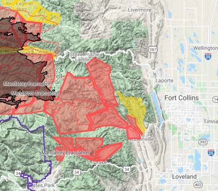 Cameron Peak evacuations