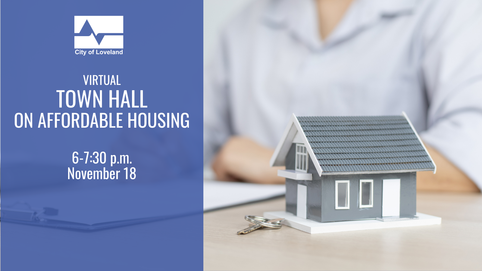 Register for the November 18 Town Hall on affordable housing. 