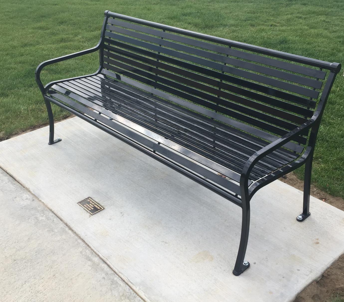 Bench with Plaque