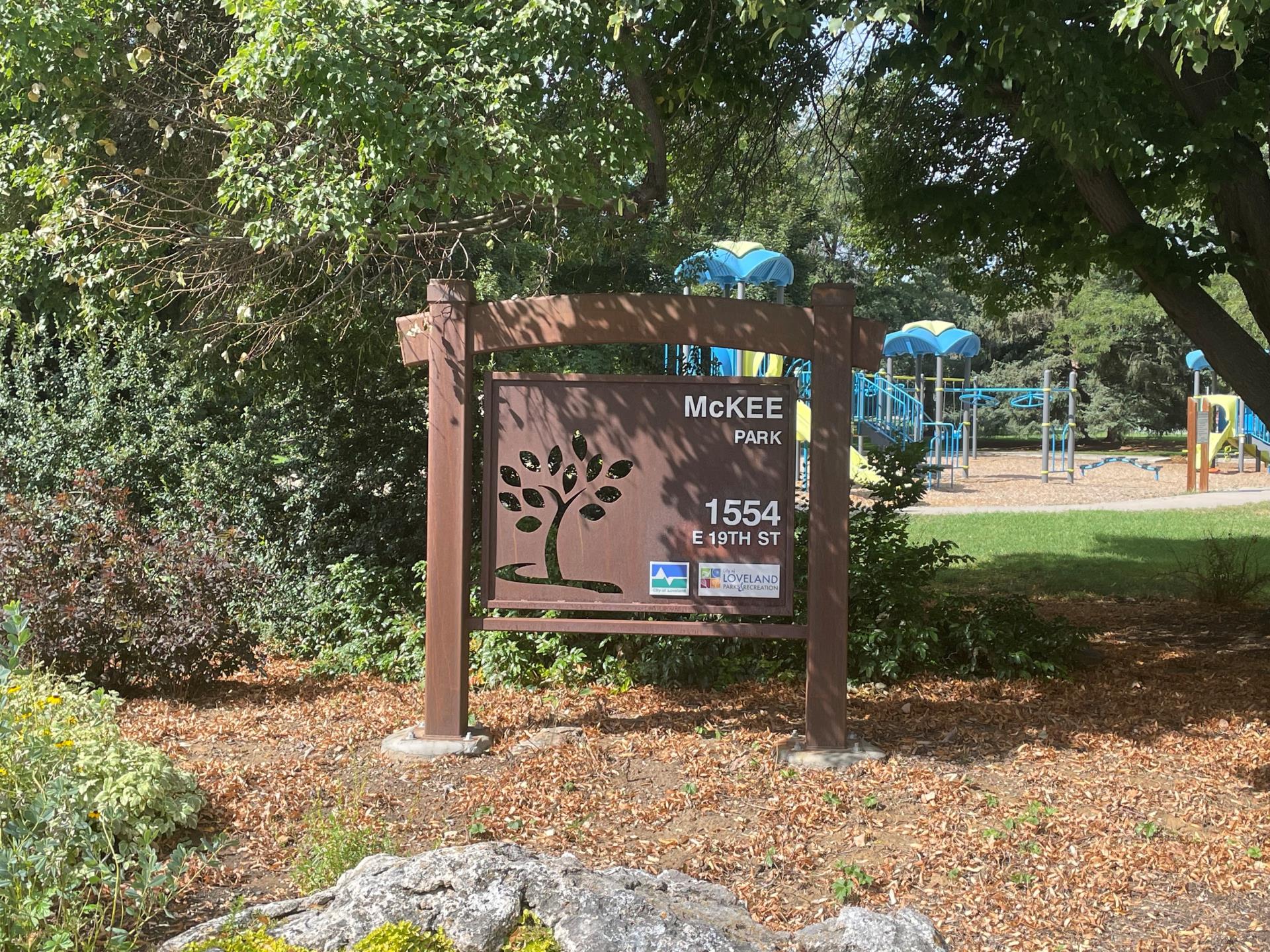 McKee Park Sign