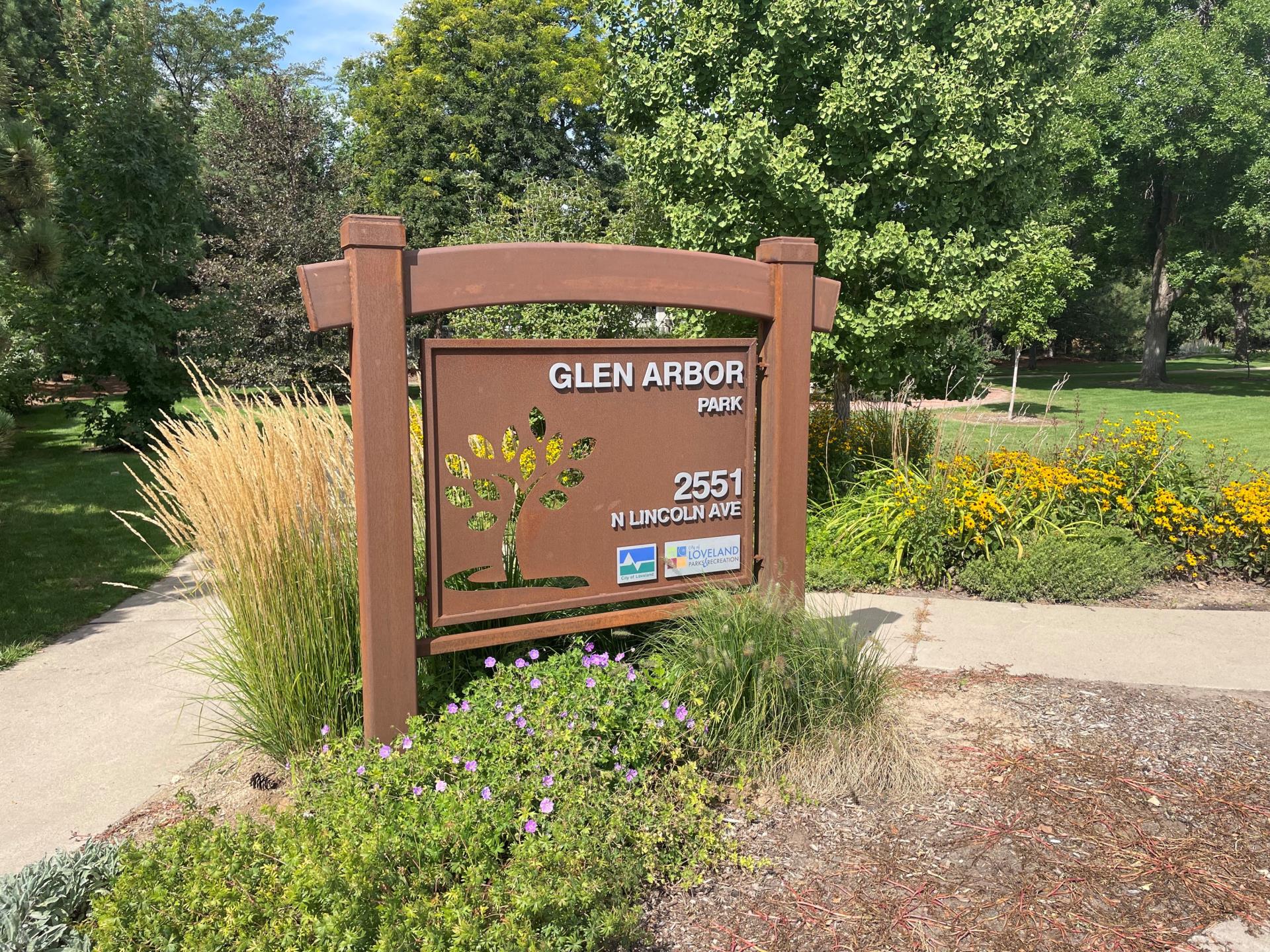 Glen Arbor Park Sign