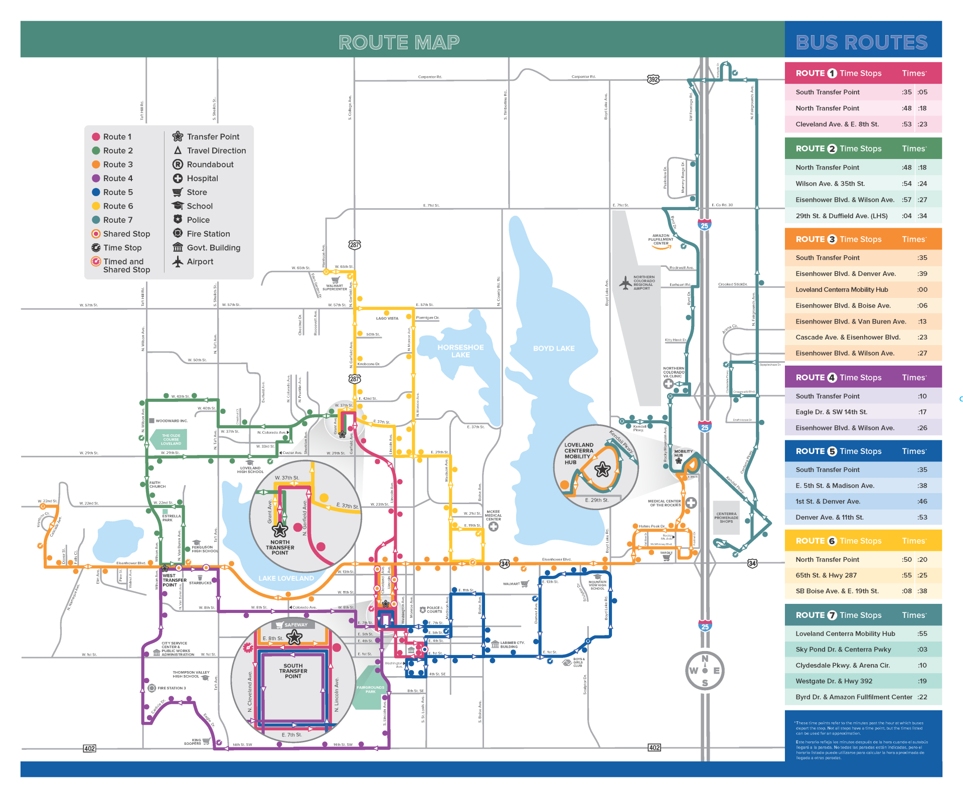 An image of the 2024 COLT route map 