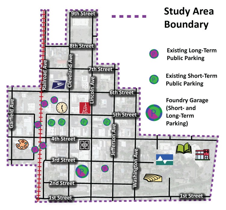 Downtown Public Parking Map