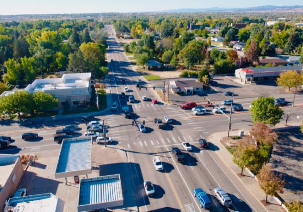 Intersection of US 34 and Taft Avenue.