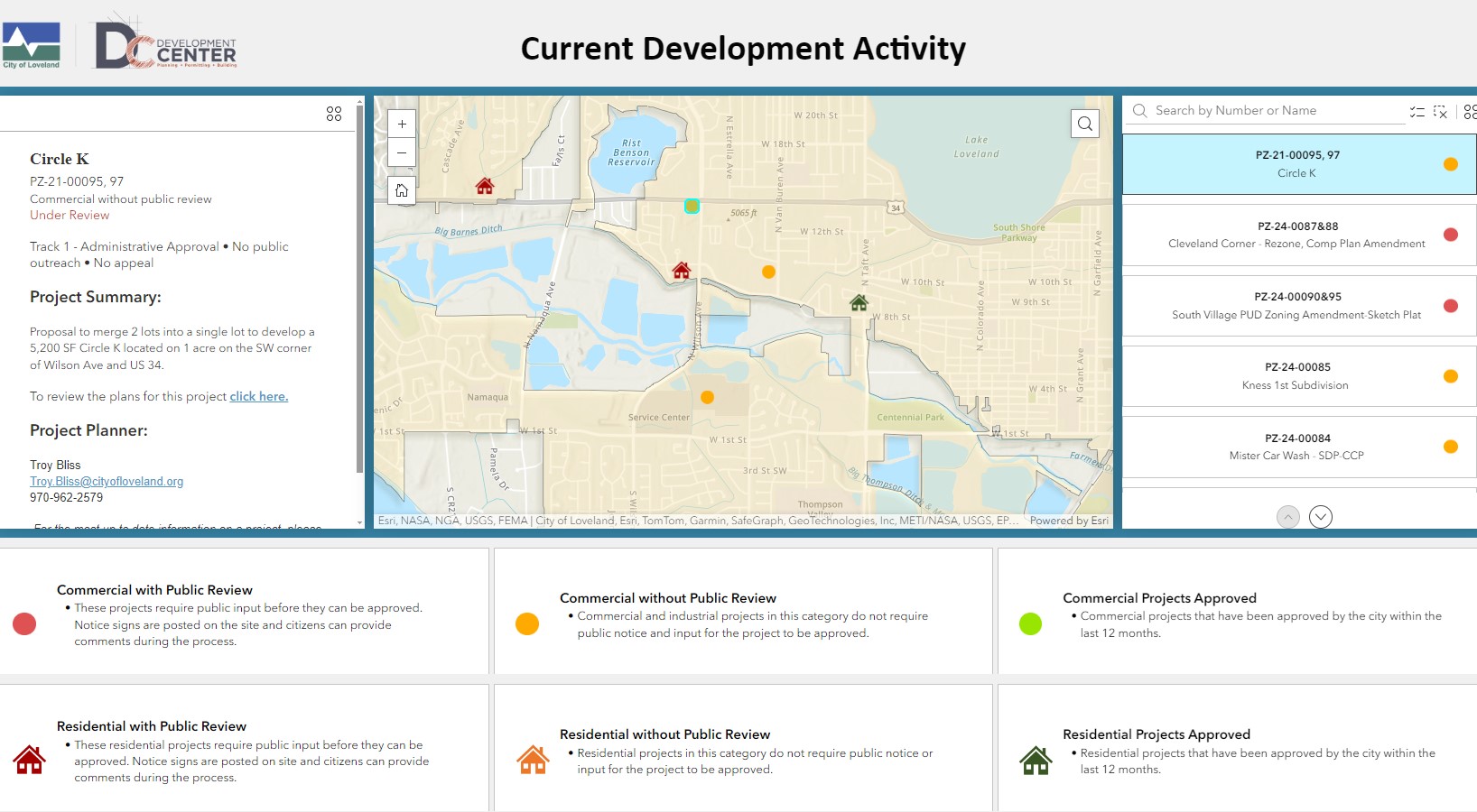 CDA Map screenshot