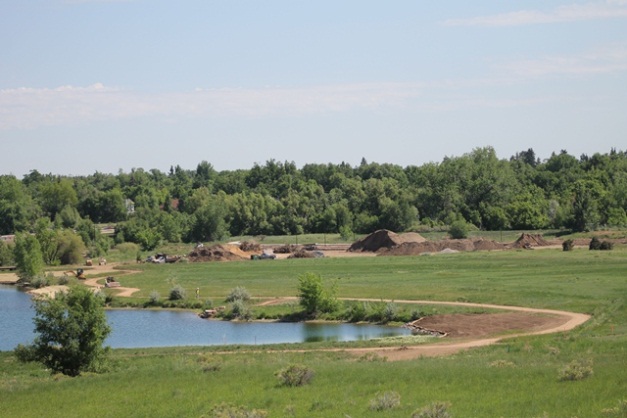 Wetland construction River's Edge